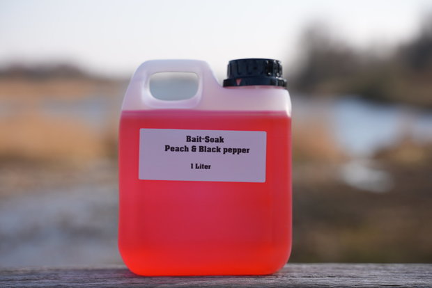 Bait soak Peach & Black Pepper 1L